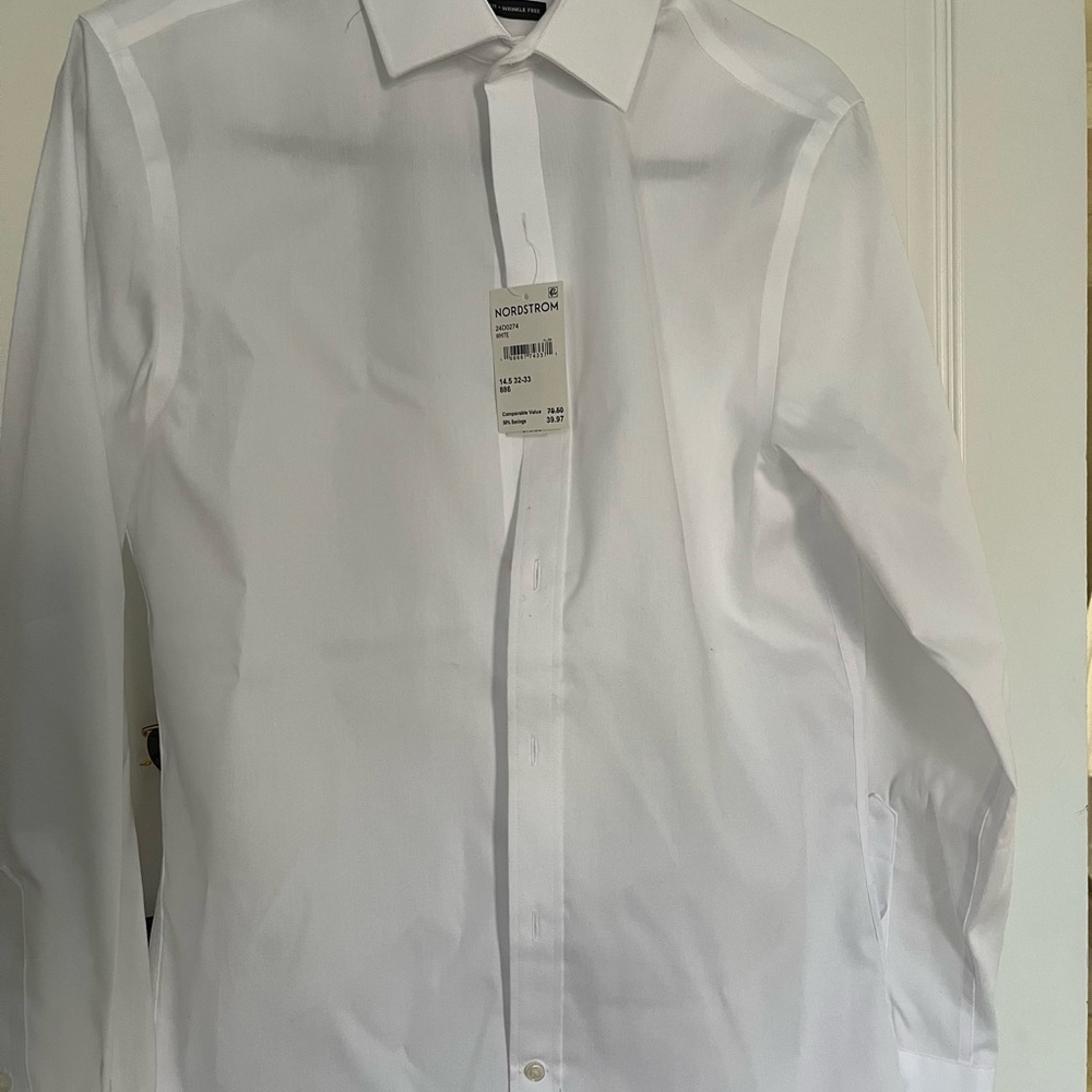 Tommy Hilfiger White Dress Shirt Slim Fit